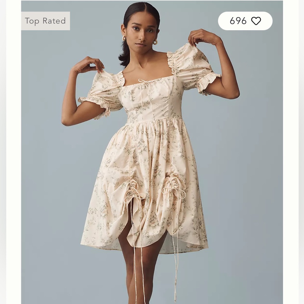 COPY - SELKIE PUFF-SLEEVE ROMANTICS MINI DRESS